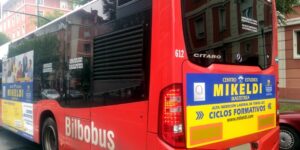 Publicidad Autobuses Bilbobus Mikeldi