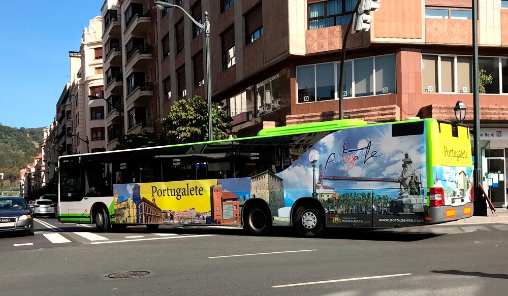 Publicidad Autobus Bilbao Ayto Portugalete