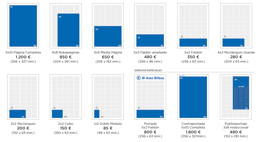 Tarifas periódico Bilbao