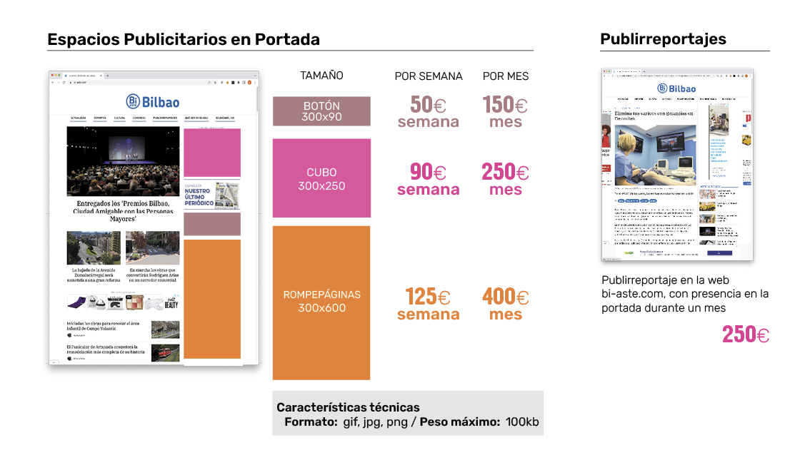 TARIFAS WEB 2026_EXCELENCIA_BILBAO