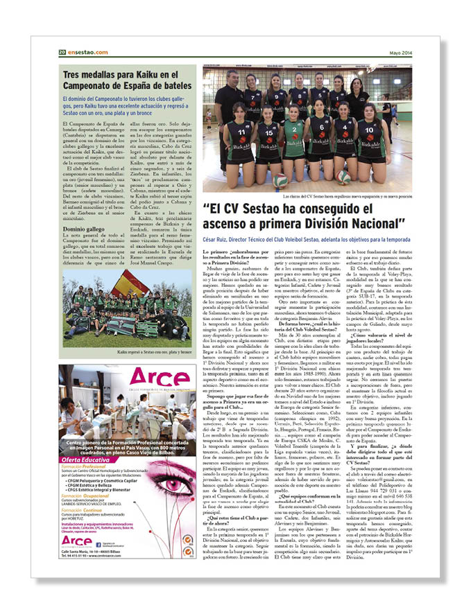 Publicidad Centros Formativos Arce