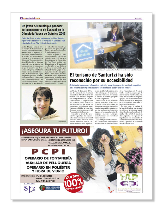 Publicidad Centros Formativos CIFO Santurtzi