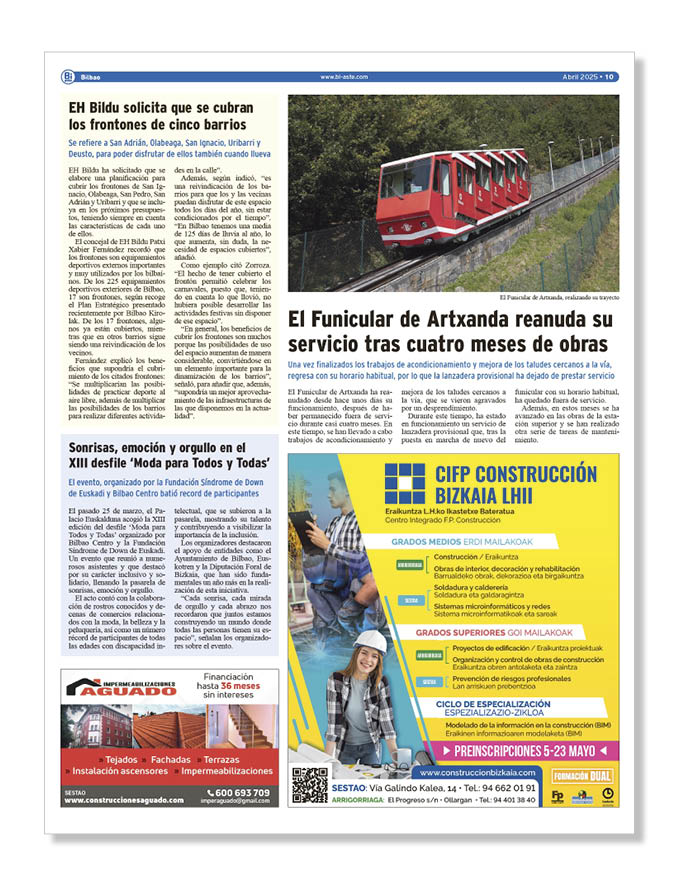 Publicidad Centros Formativos CIFP Sestao