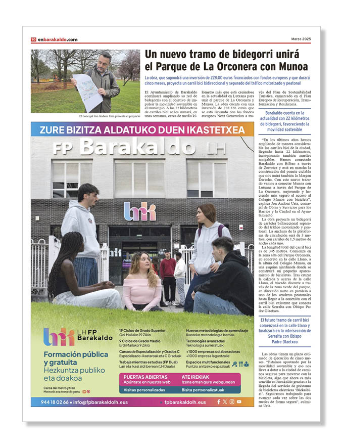Publicidad Centros Formativos FP Barakaldo LH