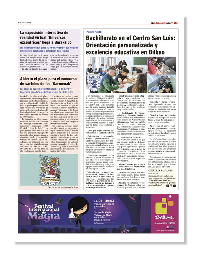 Publicidad Centros Formativos San Luis