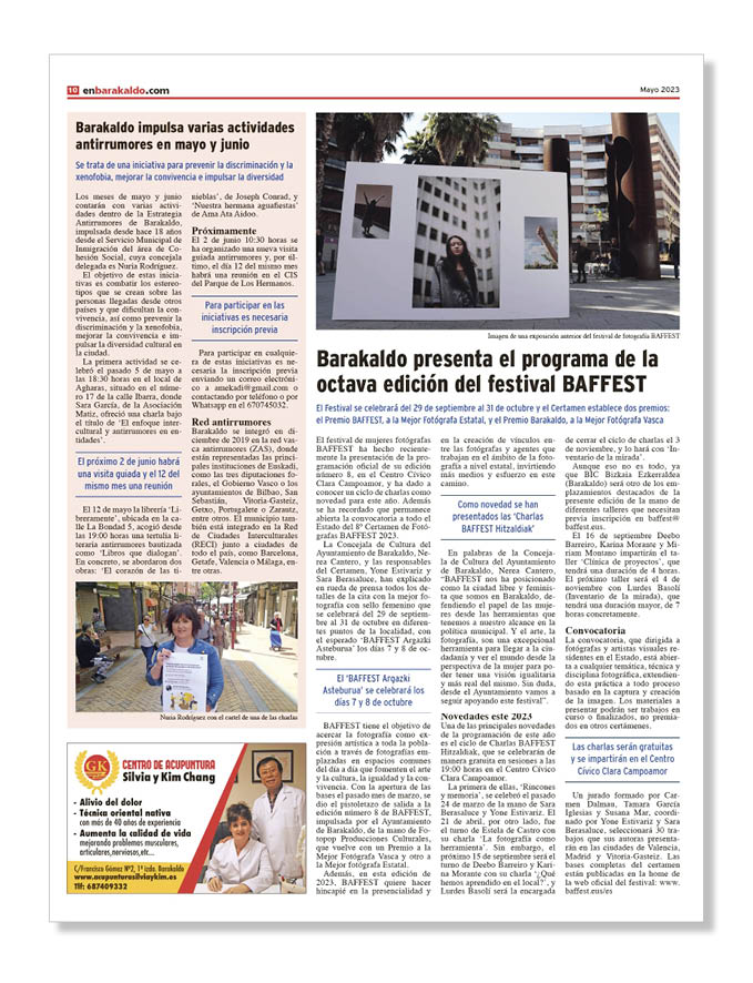 Publicidad Centros Sanitarios Acupuntura Barakaldo