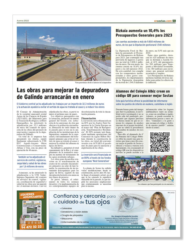 Publicidad Centros Sanitarios Amaia Arteagabeitia