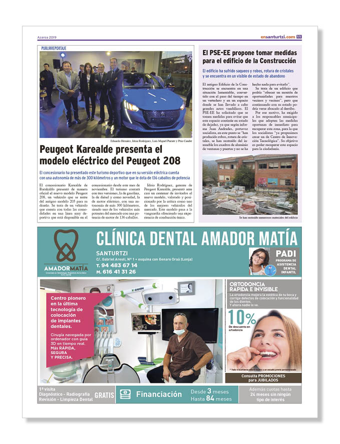 Publicidad Centros Sanitarios Clinica Dental Amador Matia