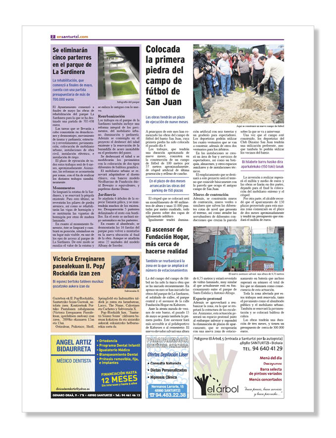 Publicidad Centros Sanitarios Clinica Dental Angel Artiz