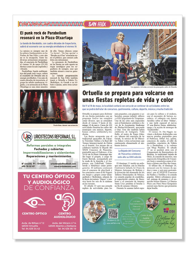 Publicidad Centros Sanitarios Optica Ortuella