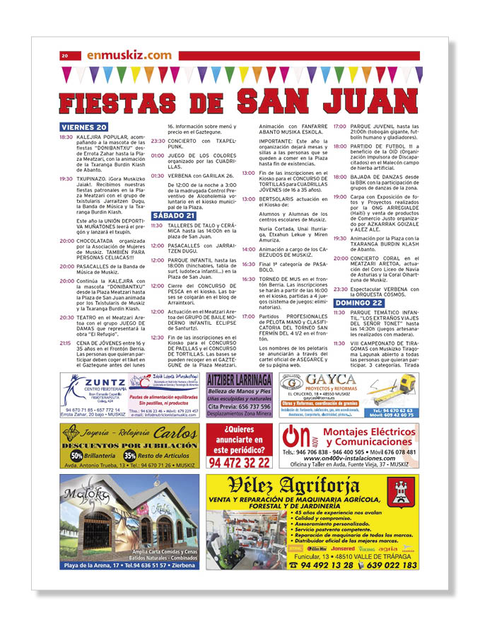 Publicidad Centros Sanitarios Zuntz Centro Fisioterapia
